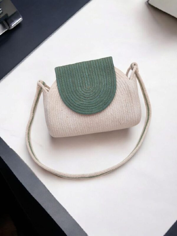 Handwoven Jute Tote Bag – Natural Beige