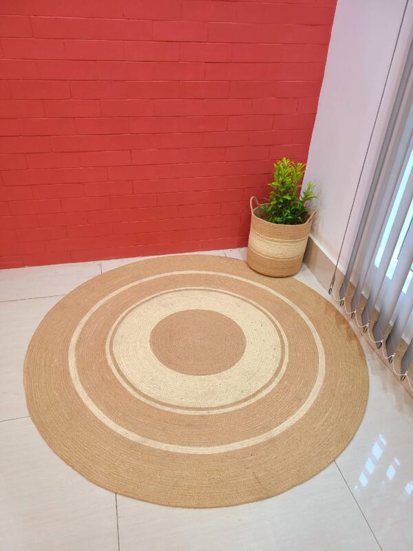 Rectangle Jute Rug – 5x7 ft
